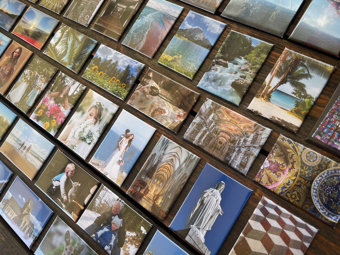 Personalisierte Fotomagnete – 8er-Set (Handgemacht)